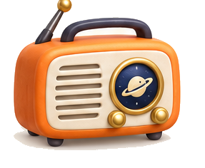 Retro radio prop icon